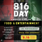 816 day, local kansas city events, outdoor events kansas city, live music, entertainment, kansas city, community