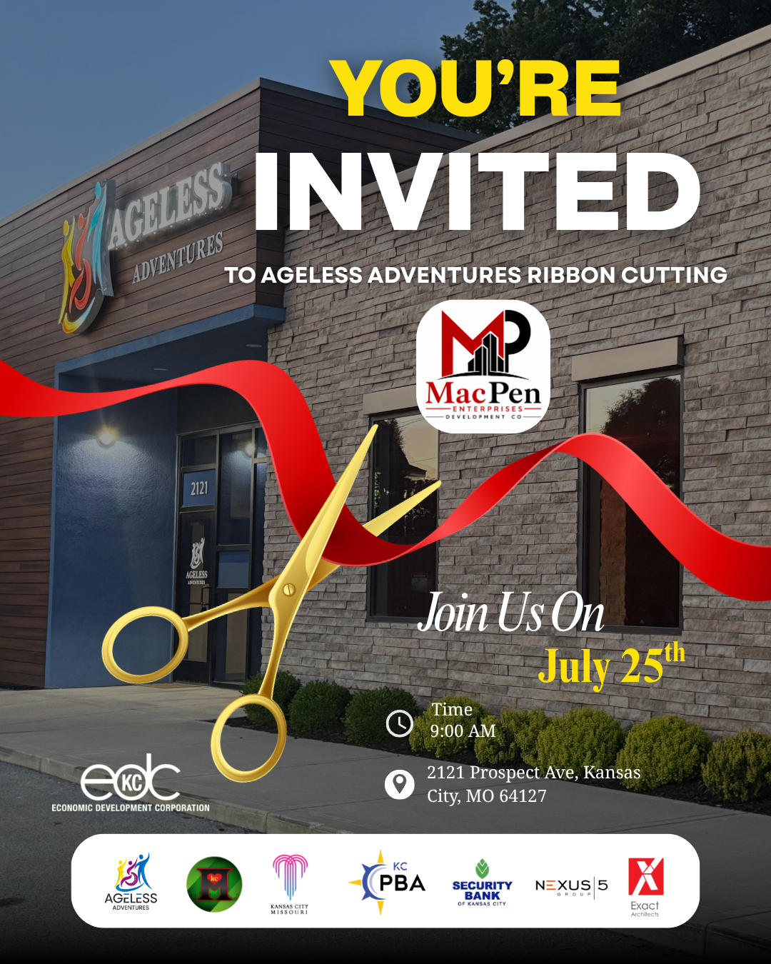Ageless Adventures Ribbon Cutting